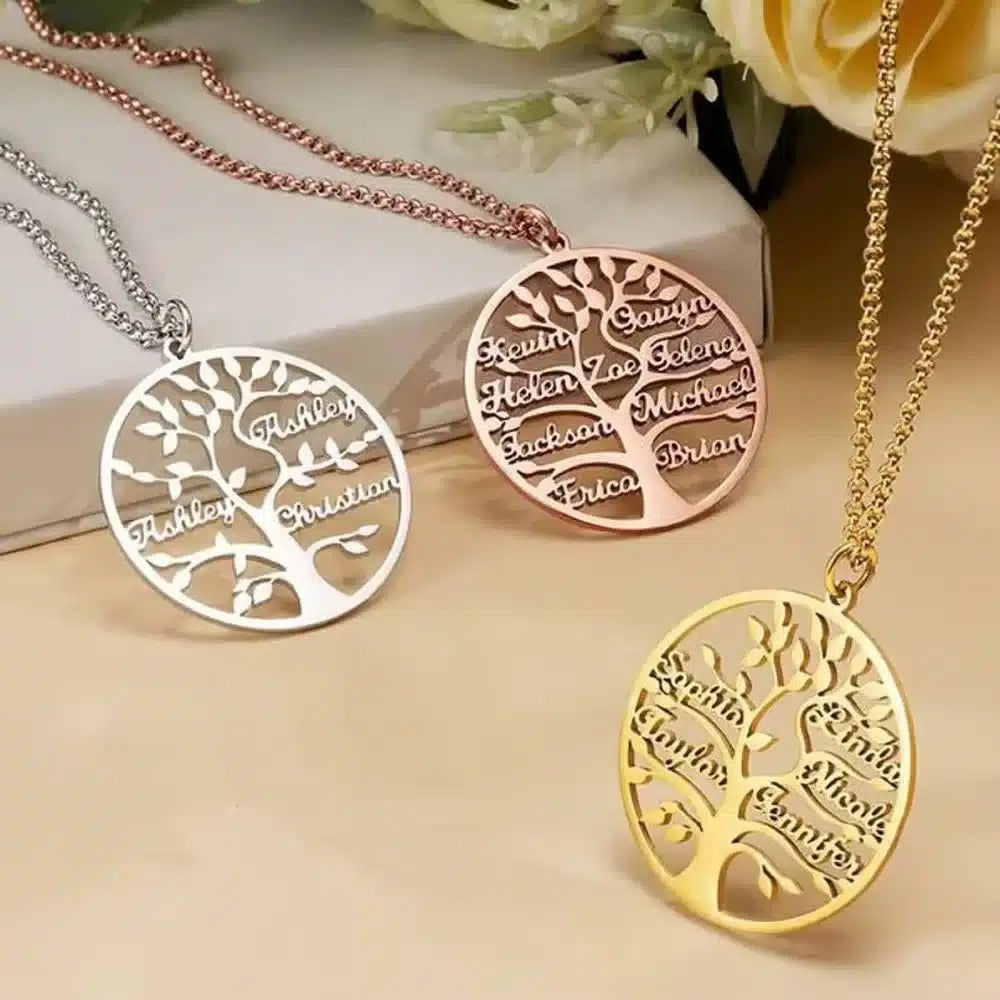 Collier Arbre de Vie Personnalisable – Héritia™