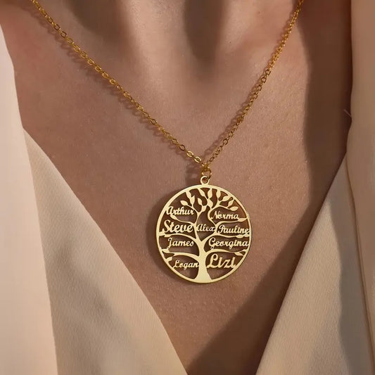 Collier Arbre de Vie Personnalisable – Héritia™